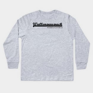 Lake Wallenpaupack Pennsylvania Kids Long Sleeve T-Shirt